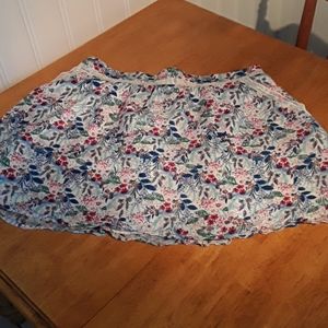 Lauren Conrad Floral Skirt